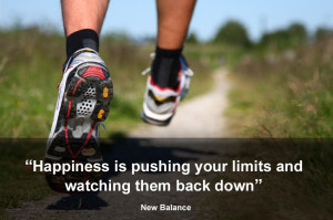 ... is pushing your limits and watching them back down. ( New Balance Ad