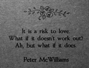 take a risk in love!