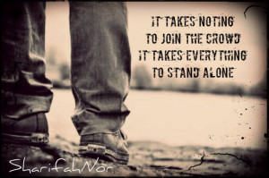 Feeling Alone In A Crowd Quotes Quote by sharifahnor