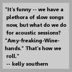 JEWL: I think the music would sound like self indulgent white noise :o ...