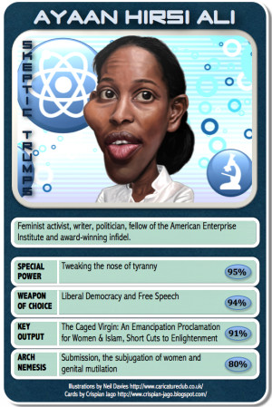 Skeptic Top Trump - Ayaan Hirsi Ali