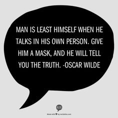 Great Oscar Wilde quote. Don't miss the encore presentation of 