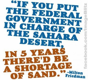 If You Put The Federal Government In Charge Of The Sahara Desert ...