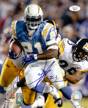 LaDainian Tomlinson San Diego Chargers Powder Blue Jersey Autographed ...