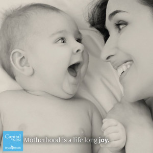 Motherhood is a life long joy.