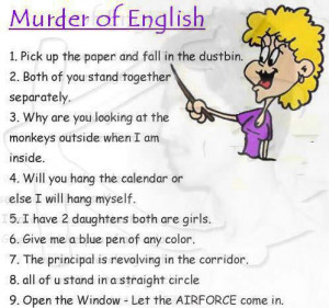 ... : Jan 24, 2012 Topic Views : 2915 Post subject: Murder Of English