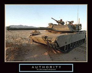 Tank on the Move Authority 20x16