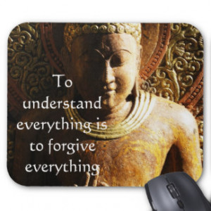Buddha Quote about FORGIVENESS and FORGIVING Mouse Pad