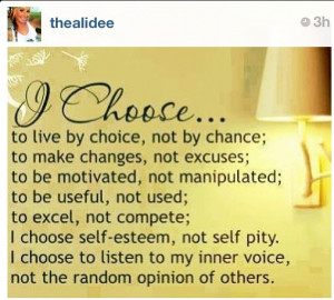 It's your choice