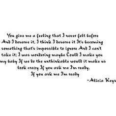 Alicia Keys Lyric Quotes | Alicia Keys Unthinkable Lyrics [Quote] By ...