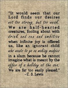 Lewis quote typography print. 