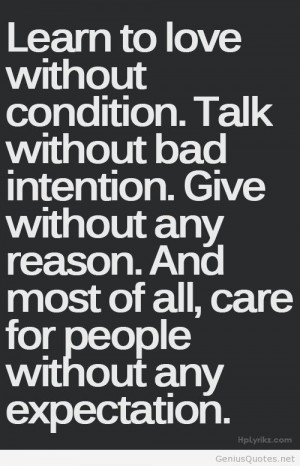 Love condition quote