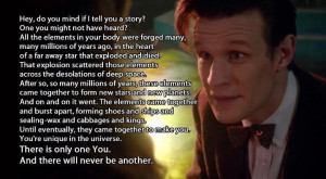 As this Doctor Who Motivational Quote states, there is only one you ...