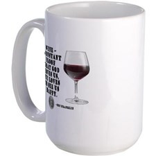 Wine - Proof God Loves Us Large Mug for