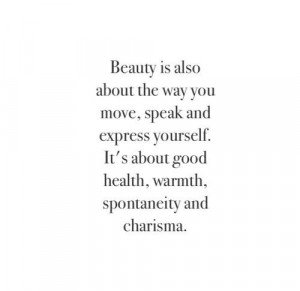 It's not always about your looks