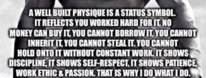 well-Built Physique is a Status Symbol