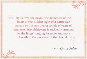 ... more and more breath in the presence of that friend.