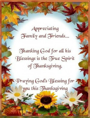 Thanksgiving prayers