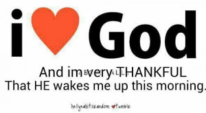 Thank You God....