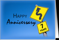 7th Year Business Anniversary, Company, Corporate Congratulations card ...