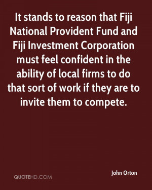 It stands to reason that Fiji National Provident Fund and Fiji ...