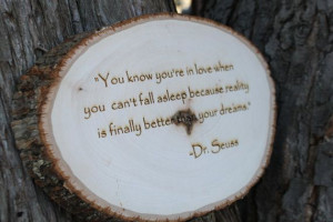Love Quote Wedding Gift, Wedding Present, Wood Slice Signs ...