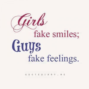 Girls Fake Smiles