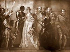 Painting of a production of Othello
