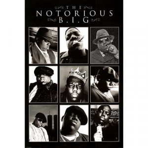 Notorious Big Collage Poster Biggie Smalls Rap 24x36 Auctions Buy