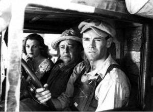 The Grapes of Wrath - The Joad family on the road to California