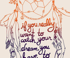 dream catcher with quote