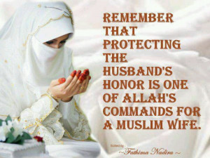 Protecting your spouse's honor.....