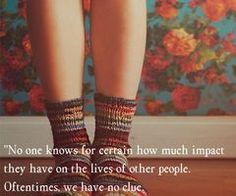 this quote ♥ it's from 13 Reasons Why. GREAT BOOK! #impact #quote ...