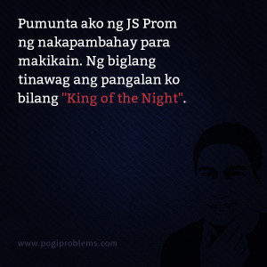 Pumunta ako ng JS Prom ng nakapambahay para makikain. Ng biglang ...