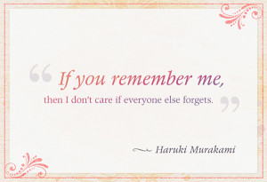 Murakami Quote