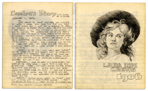 Robert Crumb Handwritten Manuscript Page & Original Pencil Drawing