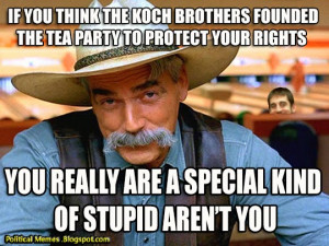 Sam Elliott: Tea Party Special Kind Of Stupid Meme