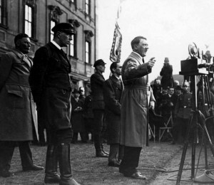 Adolf Hitler Speaking During the Elections