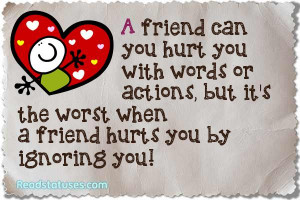 Friendship hurt status pictures and images