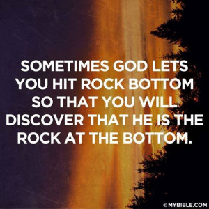 God is my rock