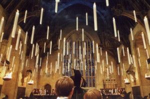 Great Hall with levitating candles, PS/f