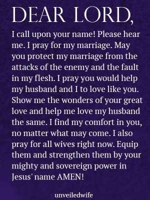 marriage prayer