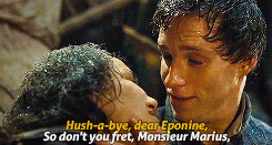 les miserables Eddie Redmayne Samantha Barks Eponine Marius les ...
