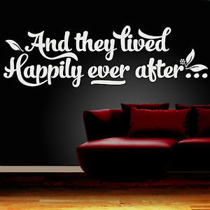 And-They-Lived-Happily-Ever-After-Wall-Quote-Vinyl-Sticker-Decal-002 ...