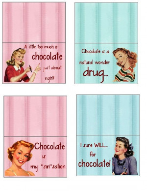 1950'S magazine ads 50's ladies sassy attitude chocolate sayings ...