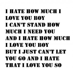 , girl, hate, let go, love, lyrics, music, neyo, quote, rihanna, hate ...