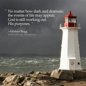 Lighthouse and quote ...