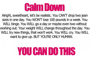 Encouraging fitness quote reminding you that you can do this!