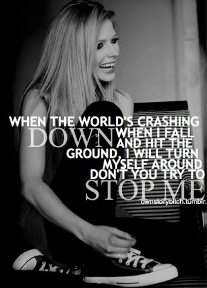 Avril Lavigne Song Quotes Tumblr