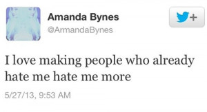 funny quote text photo twitter hate tweet amanda bynes
